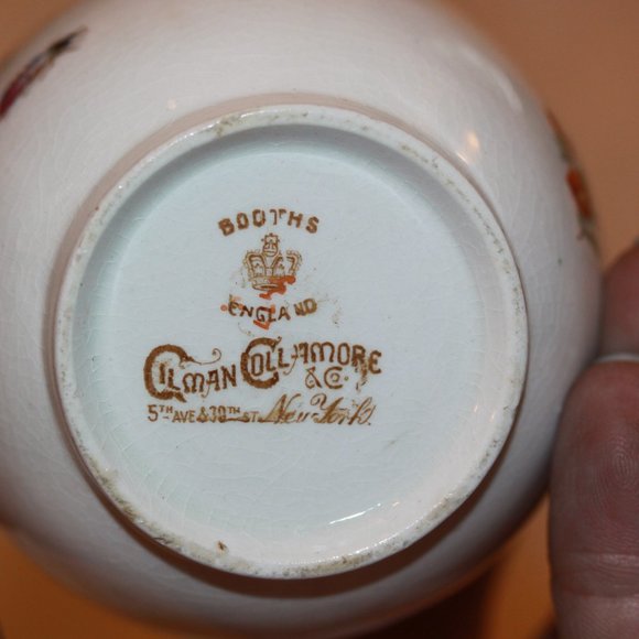 Booths  England Fine China Creamer Milk Pitcher Floral Vintage - Picture 3 of 4